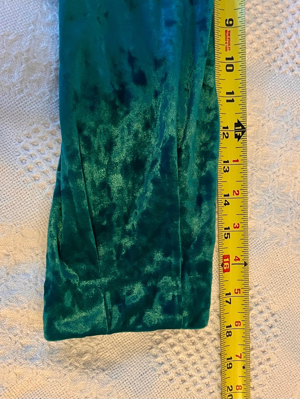 NWT NEW J. Jill Velvet Long-Sleeve Women’s Top in Teal - Picture 7 of 8